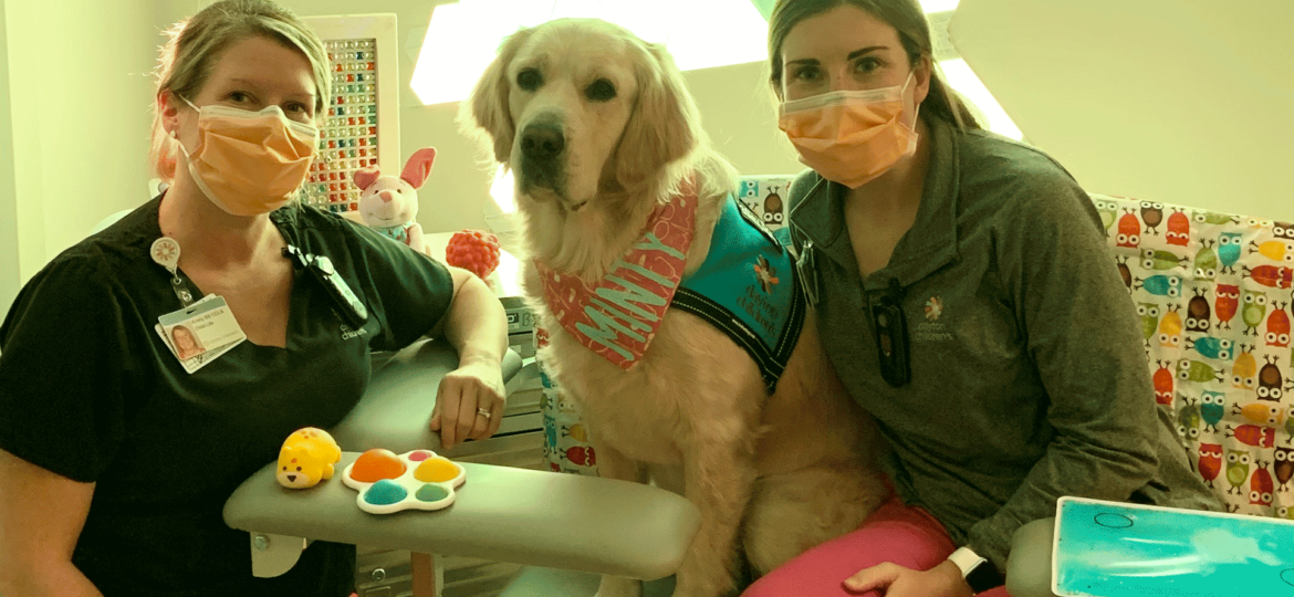 Dayton Children's Hospital offers sensory room plus service dog